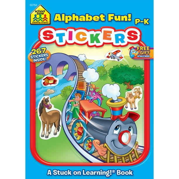 Sticker Classeur-Alphabet Amusant - Grades P-K