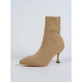 thumbnail image 6 of Women's Solid Color Knitted Boots, Dress Shoes for Women Slip On Comfort Evening Party Pointed Toe Shoes, 6 of 6
