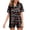 B Watermelon Red, variant on Women Sleepwear Silk Satin Women's Valentine's Day Button Down Pajama Set Lapel Collar Short Sleeve Shorts Soft Sleepwear Pajama Sets for Women Black L
