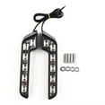 thumbnail image 2 of 2pcs Super White 6 LED Car 12V Daytime Running Light Driving Fog Lamp L-Shaped, 2 of 15