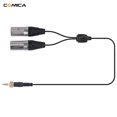 thumbnail image 4 of COMICA CVM-DS-XLR Cable de salida XLR de doble cabezal de 3,5 mm para videocámara, 4 of 7