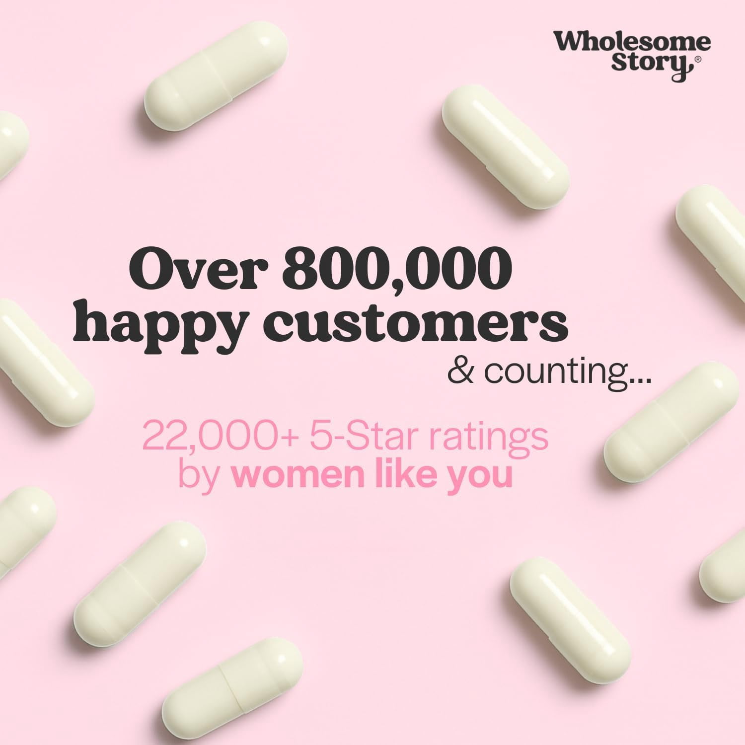 Wholesome Story 600mg N Acetyl Cysteine Supplement for Liver, Lung, & Fertility Support, 120 Caps