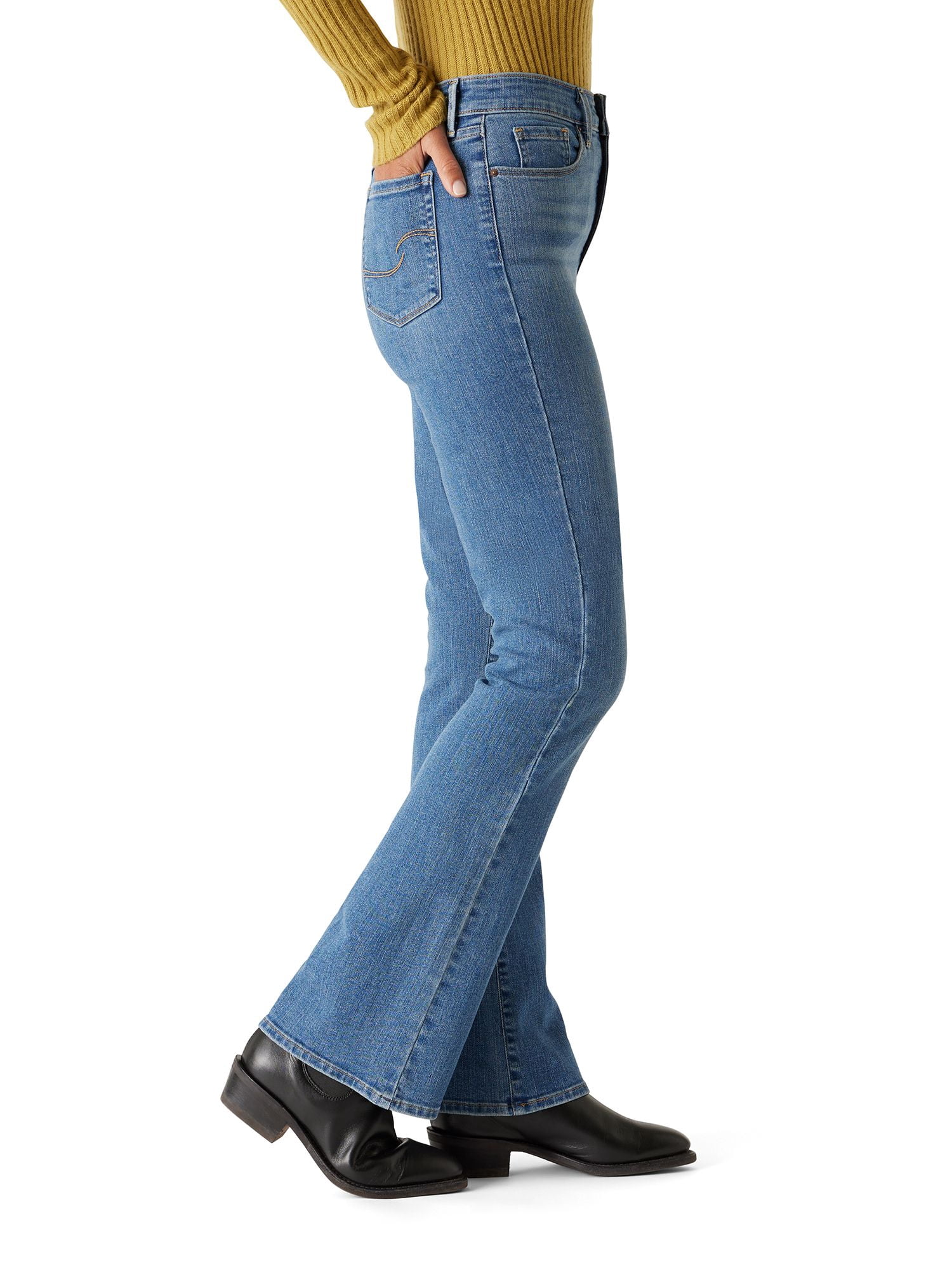 Levi Strauss Signature Women's and Women's Plus High Rise Bootcut Jeans, Sizes 2-20