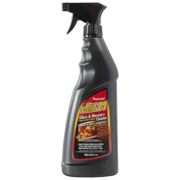 CLEAR FLAME 2 in 1 Fireplace & Stove Cleaner & Deodorizer, 25.4 oz