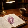 thumbnail image 4 of Grape Fruit Shaped Acrylic Bookmark Translucent Page Marker, Sturdy Anti-Scratch Book Accessory, Lightweight Portable DIY Craft Gift for Readers Students Teachers School Office Daily Reading, 4 of 5