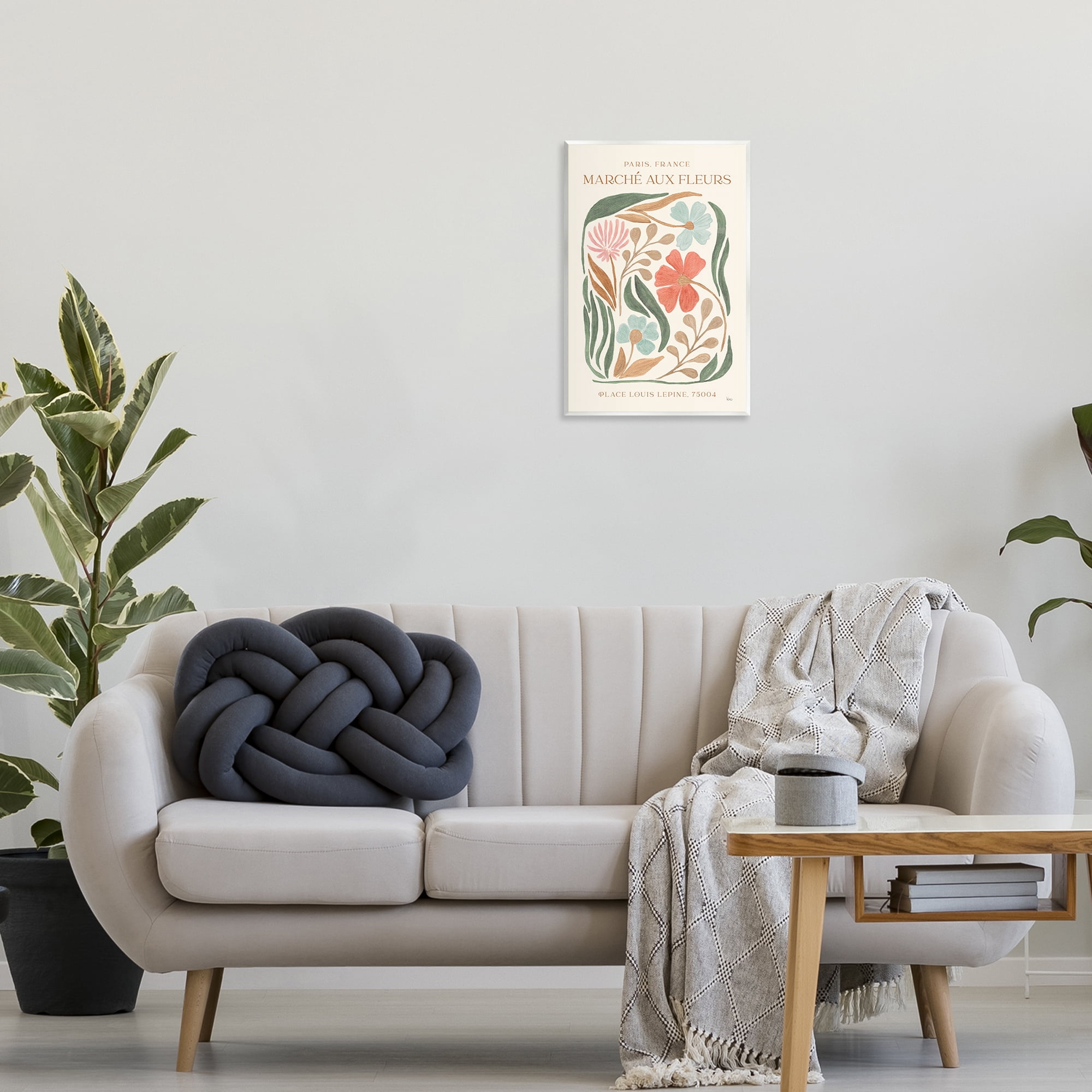 Stupell Industries French Floral Painting Botanical & Floral Painting Unframed Art Print Wall Art, 13 x 19
