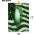 thumbnail image 2 of FMSHPON Sport Baseball Game Flag Clipboard Hardboard Wood Nursing Clip Board and Pull for Standard A4 Letter 13x9 inches, 2 of 7