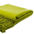thumbnail image 4 of PiccoCasa 80/20 Viscose Derived from Bamboo Throw Blankets, 50" x 65", Green, 4 of 6