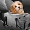 thumbnail image 2 of Toyandona Dark Grey Console Dog Seat with Handles for Comfortable Pet Travel and Quick Removal, 2 of 8