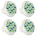 thumbnail image 1 of 4 Pcs Dinosaur Knobs for Kitchen Cabinet Cupboard Dresser Bookcase Drawer Pulls Handles Round Home Decor, 1 of 5
