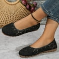 thumbnail image 4 of Tawop Shoes for Women Casual Flat Womans Shoes Round Toe Mesh Lace Versatile, 4 of 9