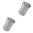 thumbnail image 3 of Bearachild Hebilla de plástico PP transparente, latas selladas, soportes redondos para tanque de almacenamiento de cereales, contenedores de cocina rosado 11*9.5*14.5 cm 2piezas Bearachild CBP055754, 3 of 5