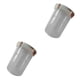 thumbnail image 2 of Bewildely Fenkicyen Hebilla PP Contenedor de alimentos sellado Cereal transparente Tarro de almacenamiento Titulares Cocina Condimentos rosado 11*9.5*14.5 cm 2piezas, 2 of 6
