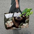 thumbnail image 7 of Sloth Premium Oxford Cloth Reusable Foldable Shopping Bag – Large Capacity for Picnic Baskets, Toy Baskets, and Shopping Baskets, 7 of 7