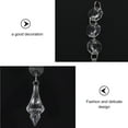 thumbnail image 2 of Narrster 20pcs Chandelier Gems Hanging Clear Ornaments Crystal Drops Window DIY Parts, 2 of 10
