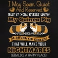 thumbnail image 3 of CafePress - Don't Mess With My Guinea Pig Shirt Pajamas - Women's Short Sleeve Print T-Shirt and Pants Dark Cotton Pajama Set, 3 of 7
