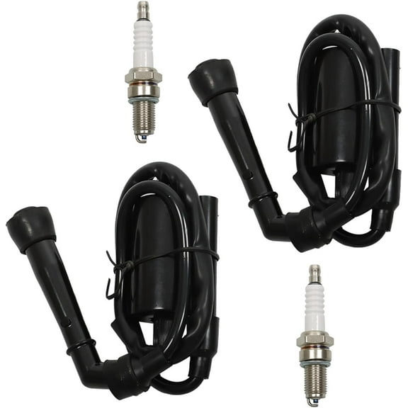 Labwork 2PCS Ignition Coil Spark Plug Replacement for Suzuki 700 VS700 750 VS750 800 VS800
