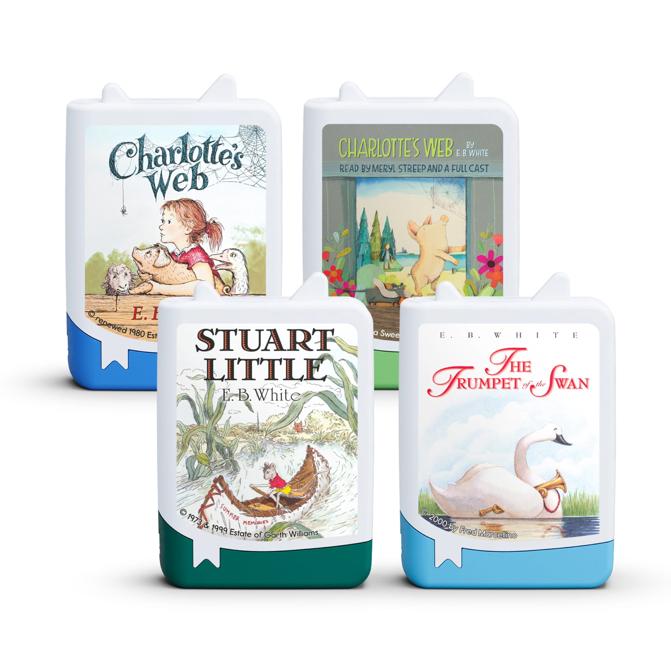 Tonies Audiobooks: E.B. White Collection, Audio Play Figurine for Portable Speaker, Small, Multicolor, Plastic