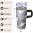 thumbnail image 3 of Camo 20oz Stainless Steel Tumbler with Handle and Straw – Insulated Travel Cup with Sliding Lid, 360° Full Wrap Printed Mug for Home, Outdoor & Sports Use, Camouflage, 3 of 6