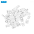 thumbnail image 3 of 19mm Zipper Pull Cord Ends Zip Clip Buckle Rope End Lock for Backpacks, White, 25 Pack, 3 of 5