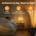 thumbnail image 5 of Air Choice 33” Baseboard Heater, Electric Fireplace, Remote &Adjustable Thermostat, 12H Timer, Quiet, Overheat Protection, Space Heater for Large Room Office Dry Clothes, 5 of 8