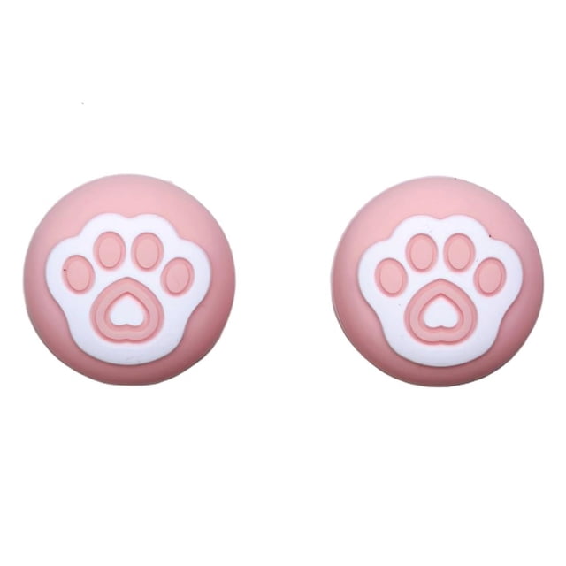 2pcs Thumb For Switch2 Cute PawGame Console Handle Joystick 2 Accessories For NS Case Protection Silicone