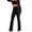 Black, variant on LYMAYTER Flare Jeans for Women Trendy Comfy Flare Jeans High Waisted Stretch Slimming Bell Bottoms Jeans S-2XL