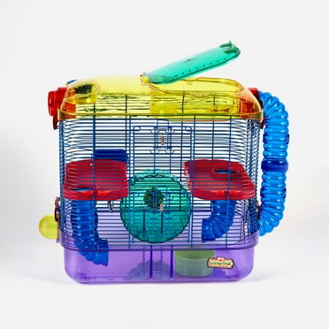 Kaytee Critter Trail Two Level Habitat for Pet Dwarf Hamsters, Gerbils or Mice