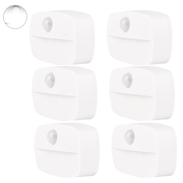 Advancent 1/3/6 Uds luz de noche luz de inducción automática pasillo de casa lámpara de noche armario 4,5 V 0,5 W Type8 NO8 Advancent HA002485-03