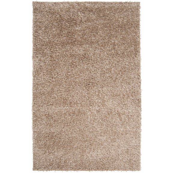 Hauteloom Egan Living Room, Bedroom Area Rug - Shags - High Pile - Beige - 2' x 3'
