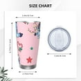 thumbnail image 4 of Silaia Bluey Print 20 Oz Tumbler, Car Travel Tumblers With Lid And Straw, Stainless Steel Cups, Travel Coffee Mug,Insulated Mug with Lid-Straw Two-piece Set, 4 of 8
