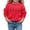 AB473 Red, variant on Tisuna Kids Girls Long Sleeve Sweatshirts Lightweight Crewneck Heart Print Tops Children Going Out Street Fall Outfits Size 3-4 Years Black