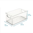 thumbnail image 5 of iDesign Recycled Kitchen Storage Organizer, Clear, 6 Count, 5 of 5