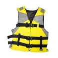 thumbnail image 4 of Almencla Life Jacket Adjustable Straps Adult Life Vest for Kayaking Canoeing Boating L Yellow L, 4 of 8