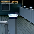 thumbnail image 5 of Kanstar Solar Post Cap Deck Lights Waterproof LED 6 Pack for 4x4 Posts, 5 of 7