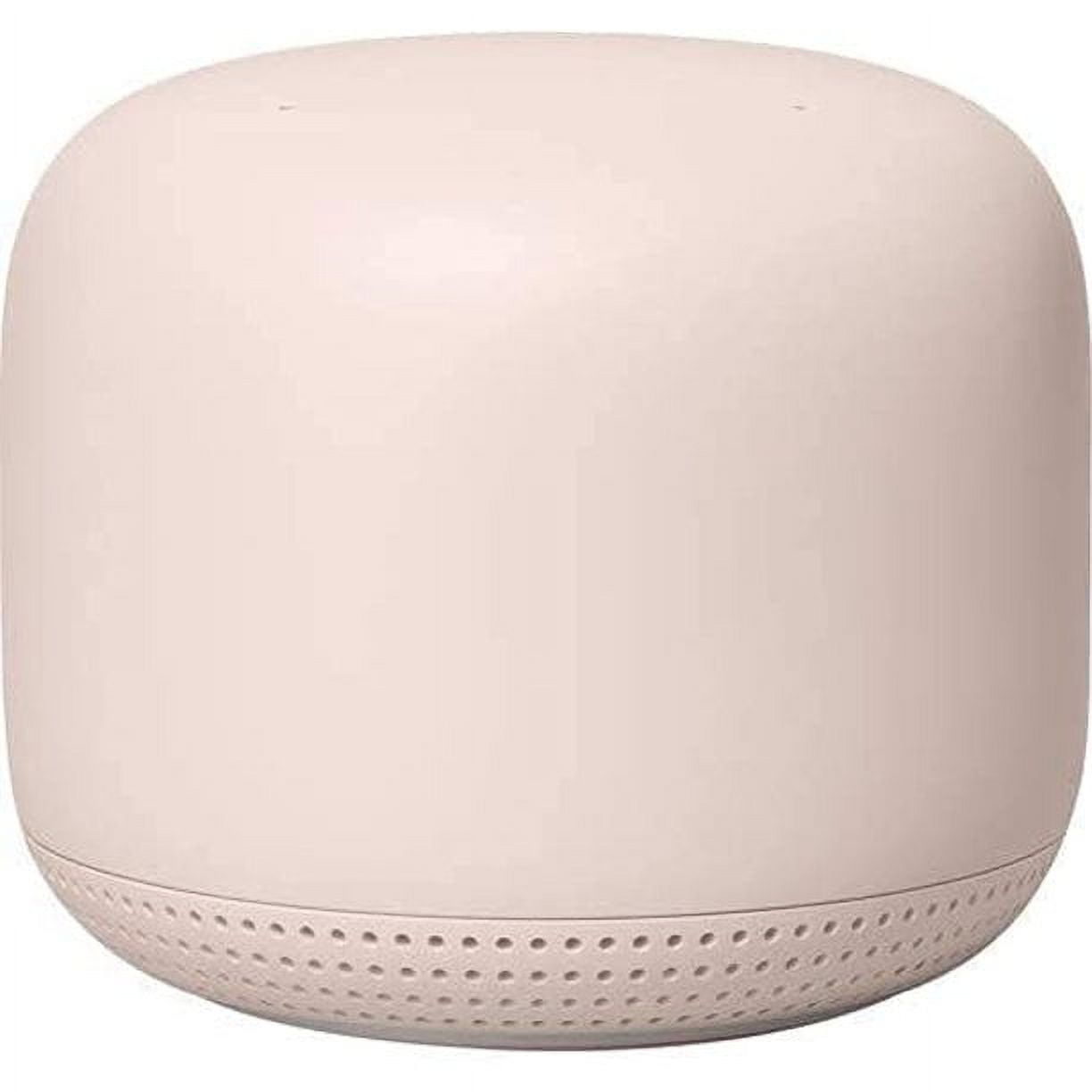 Restored Google Nest WiFi - AC2200 - Router and Add On Access Point Mesh Wi-Fi System Bundles (2-Pack, Sand) (Refurbished)