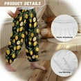 thumbnail image 6 of DISNIMO Lemon Print Bloomer Trousers for Boys Bloomer Harem Pants for Kids Baggy Pants Boys Harem Bloomers for Girls High Waisted Trousers Casual Elastic Waist Pants 13-16 Girls Bloomer Harem Pants, 6 of 7