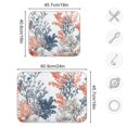 thumbnail image 5 of Yayeee Dish Drying Mat for Kitchen Counter Ultra Absorbent Easy Clean Pad 24x18", White Sea Plants, 5 of 7