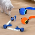 thumbnail image 3 of BESTSKY Hanging Cat Toy With Silicone Design Interactive Cat Toys, Bite Resistant Play Moving Cat Toy, Orange Automatic Interactive Cat Toys For Indoor Cats, 3 of 4