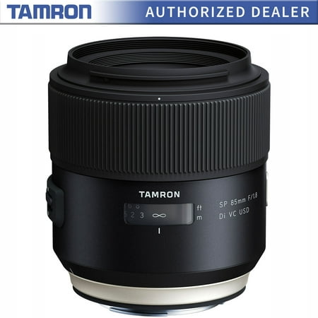 Tamron - SP 85mm f/1.8 Di VC USD Optical Telephoto Lens for Canon EF - Black