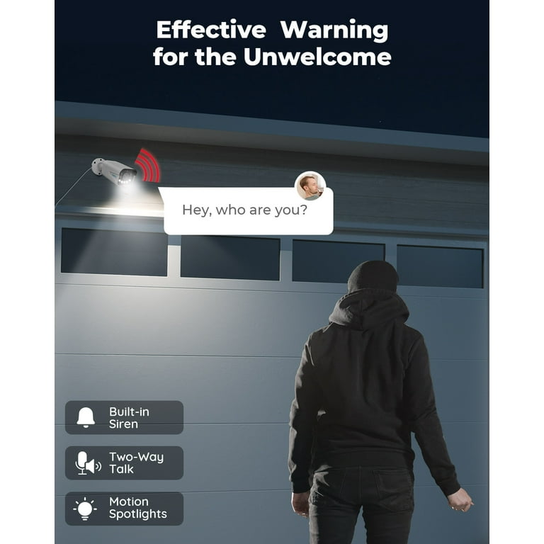 Reolink RLC-811A 2pcs 8MP PoE Outdoor Weatherproof Security Camera