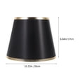 thumbnail image 2 of DEEPCRAFF Lamp Shades For Wall Lamps Lampshade Iron Black Simple 1 Set, 2 of 6