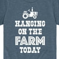 thumbnail image 3 of Instant Message - Hanging On The Farm Today - Toddler & Youth Short Sleeve Graphic T-Shirt, 3 of 6