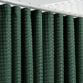 thumbnail image 2 of (2 pack) LammaLoe Hunter Green Shower Curtain, Waffle Weave Heavy Duty Fabric Shower Curtain, 72” x 72" Hotel Luxury 256 GSM Bathroom Curtains, 2 of 8