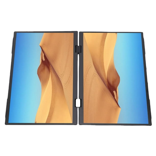 Pantalla De Viaje De Pantalla Dual, 1200P 120 Hz 14 Pulgadas Tipo-C HD Interfaz Multimedia Pantalla De Computadora Extendida De Viaje Rotación De 360 grados Para