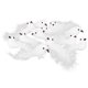 thumbnail image 1 of Juego de 12 pájaros de espuma realistas para realzar el jardín, el hogar y la boda. Decoración caprichosa con pájaros blancos, 1 of 8