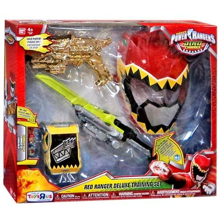 power rangers dino charge red ranger deluxe training set