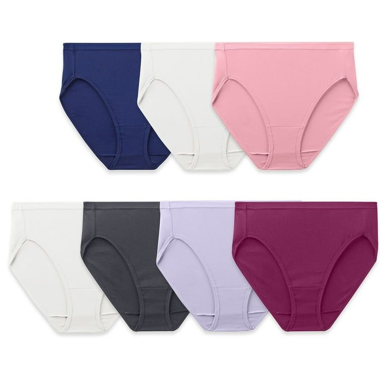 Women's Fruit of the Loom® Signature 100% Cotton 7-pack Hi-Cut