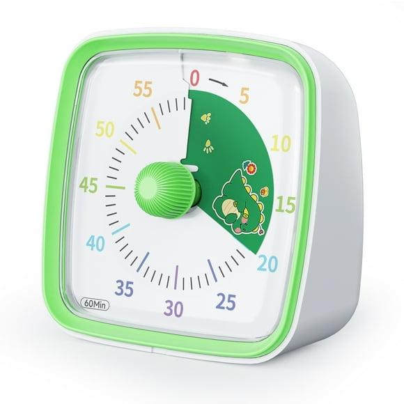 Rollback! Multifunctional Mini Electronic Visual Timer, Digital Countdown Timer for Kitchen, Home, Office & Classroom, Compact Timer for Cooking & Study Sessions