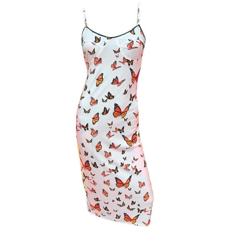 

Dresses for Women Sweater Dress Women s Printed Sling O-Neck Hollow Out Slim Bottoming Shirt Dress Clearance 2022 Summer Dresses Sexy Dresses for Women Long Sleeve Dress Multi-color L